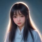 桃子影院内容评测编辑林晓雨头像，年轻女性专注看屏幕的专业形象